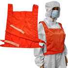 A veste alta livre de poeira da segurança da visibilidade do ESD da sala de limpeza conforma-se ao padrão do IEC 61340