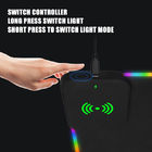 Tapete do rato impermeável de carregamento sem fio XXL 800*300*4mm do tapete do rato colorido do jogo do RGB
