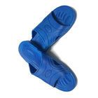 Tipo transversal cor do deslizador do ESD do material do SPU das sapatas de segurança do ESD azul para a sala de limpeza