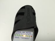 Deslizador seguro eletrostático preto azul Toe Protected White Light Weight das sapatas de segurança do ESD