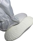 A segurança superior de couro do PVC ESD calça a sola confortável do plutônio da luva da listra de 5mm