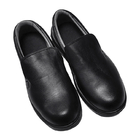 Sapatos de segurança ESD pretos para salas limpas industriais antiderrapantes confortáveis
