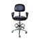Cadeiras ergonômicas do ESD altura ajustável estática de couro confortável da cadeira do plutônio da anti