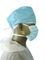 Peso cirúrgico Bouffant 25GSM do tamanho 64X15 cm dos tampões do doutor Tie On Disposable