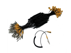 Preto Amarelo 1.8m ESD cabo de aterramento para sala limpa