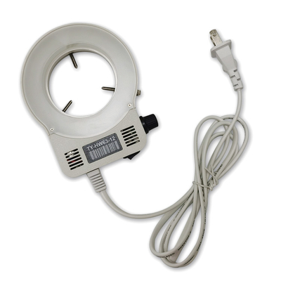 Luz de anel de microscópio LED ESD branco para microscópio estéreo