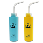 Uso industrial distribuidor seguro antiestático plástico da garrafa do ESD do HDPE amarelo da cópia