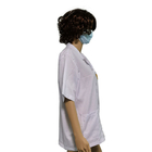 roupa de trabalho industrial do t-shirt do Gird de 2.5mm para a sala de limpeza ESD antiestática