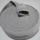 Desgaste estático do trabalho da sala de limpeza de Grey Color Elasticity ESD anti Rib Knitted Cuff Fabric For