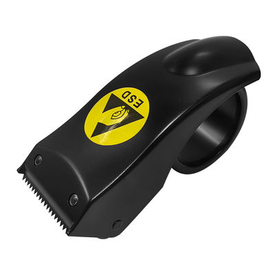 Dispensador de fita antiestática ESD para equipamento de escritório em plástico ABS preto