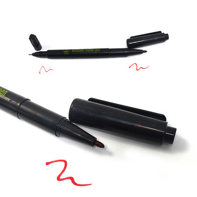 Anti pena de marcador terminada dobro estática 0.5mm - 1.5mm para o escritório do laboratório EPA da sala de limpeza