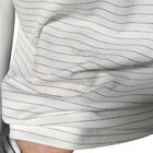 T-Shirts ESD Branco 7MM Faixa 99% Poliéster + 1% Condutora de Seda Tricotagem T-Shirts POLO Anti-estática