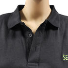Trabalho de Segurança em Sala Limpa Usar Cotton Fiber Carbon ESD T-Shirt Anti-estático Polo