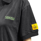 Trabalho de Segurança em Sala Limpa Usar Cotton Fiber Carbon ESD T-Shirt Anti-estático Polo