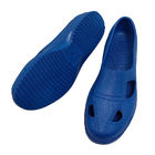 Azul Durável Moldura Integrada SPU Material ESD Antistático Oficina Segurança Quatro buracos Sandais para sala limpa