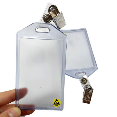 Transparente Placa de trabalho Papeleria de escritório ESD Insígnias de trabalho antistáticas
