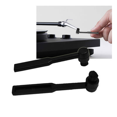 Escova de limpeza de discos Vintage Record Player Dupont Cabelo Pendente Escova Fonógrafo Anti-estático Pequeno escova redonda
