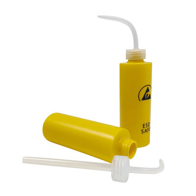 500 ml ESD frasco de lavagem antiestático de plástico tipo de compressão Dispensador de álcool Dispensador de cola antiestática para área segura ESD