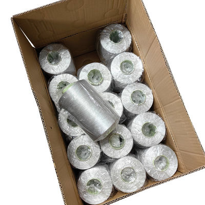 Fios de costura condutores cinza 150D/2 para vestuário antiestático Fabricação de fibra de carbono de poliéster Fios de fibra condutora longa