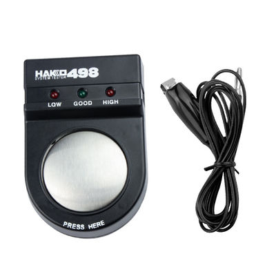 110*72*40mm Preto 498 Medidor de Segurança ESD Testador de Faixa de Pulso para Áreas EPA