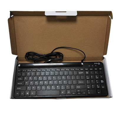 Cleanroom Use ESD Preto ESD Antistático teclado com fio mouse para laboratório