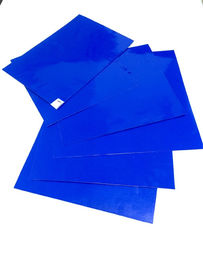 26" x 45" caminhada fora da sala de limpeza adesiva Mat Color Blue White pegajoso 30/60 numerados