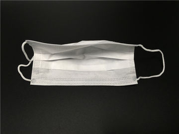 Máscara protetora não tecida descartável Earloop dos materiais de consumo médicos da sala de limpeza 17.5x9.5 cm