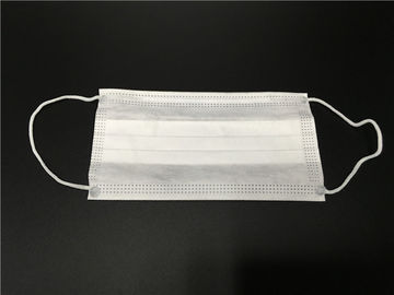 Máscara protetora não tecida descartável Earloop dos materiais de consumo médicos da sala de limpeza 17.5x9.5 cm