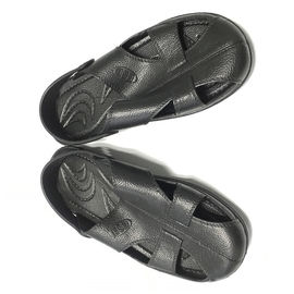 Parte superior segura do SPU de Toe Protected Blue Black White da sandália das sapatas Dissipative estáticas