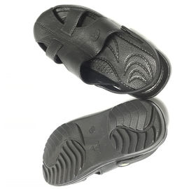 Parte superior segura do SPU de Toe Protected Blue Black White da sandália das sapatas Dissipative estáticas