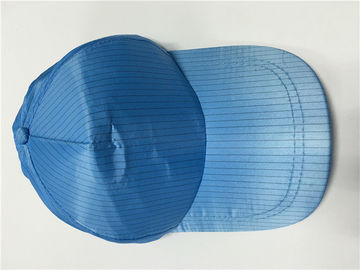 Projeto unisex do chapéu seguro Dissipative estático do ESD da roupa do ESD com a curvatura para o ajuste do tamanho