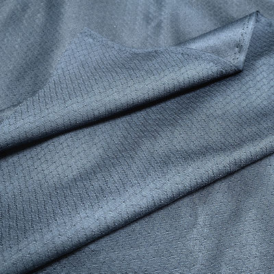 Tecido antistático de 6 mm de diamantes azul de malha para casaco ESD e camisa de polo