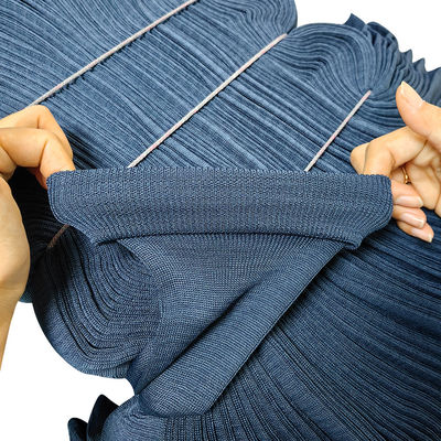 93% Poliéster 7% Fibra de Carbono ESD Tecido de costelas antistáticas para roupas limpas