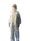 Biotech/terno seguro farmacêutico do ESD da sala de limpeza dos materiais do ESD com Hood And Facemask