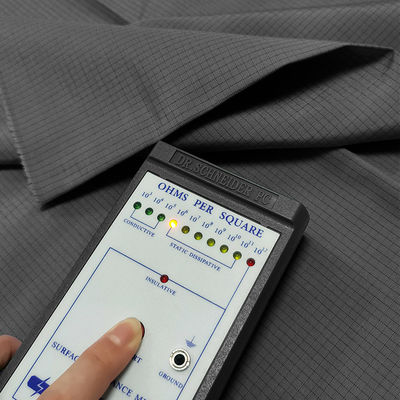 Tecido TC Antistático de Fibra de Carbono Antistático para Roupas de Trabalho ESD
