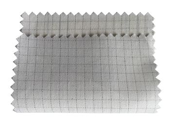 Claro branco da grade lisa Dissipative estática respirável do ESD da tela - estoque azul