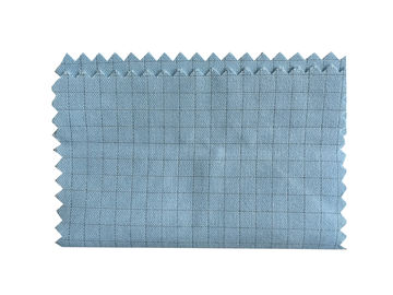 Claro branco da grade lisa Dissipative estática respirável do ESD da tela - estoque azul