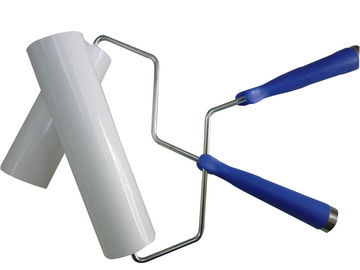 Tamanho pegajoso do rolo da sala de limpeza descartável do PE 8 polegadas para a limpeza da sala de limpeza