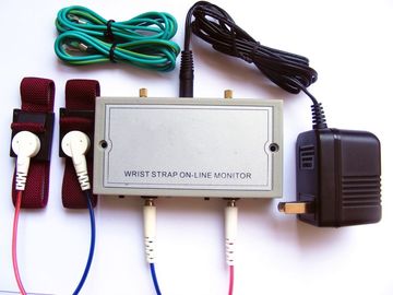 110V / a correia de pulso de 220V ESD na linha correias duplas do monitor apoiou o adaptador do poder incluído