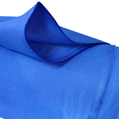 Azul 100% de algodão Tecido antiestático ignífugo Tecido antiestático ESD ignífugo de casaco