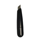 Os ABS condutores do preto seguro de aço inoxidável da faca dos materiais de escritório do ESD seguram a lâmina retrátil