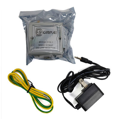 Autêntico SURPA 518-1 Anel Eletrostático Monitor Online Antidistático Pulseira Alarme Monitor de Terra