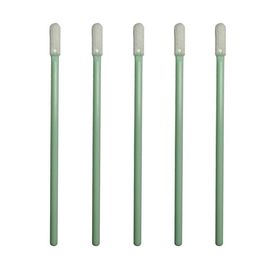 Claro - cotonetes da limpeza da espuma do poliéster dos materiais de consumo verdes da sala de limpeza micro