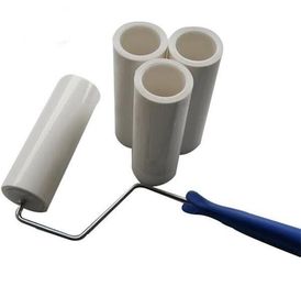PE pegajoso do rolo da sala de limpeza do rolo do removedor da poeira de 12 polegadas para a colagem do fiapo da sala de limpeza