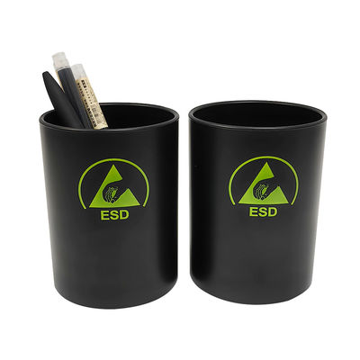 Detentor de caneta de plástico antistático ESD preto Organizador de mesa ESD para oficina de purificação de salas limpas