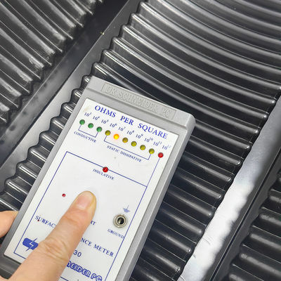 Caixa de armazenamento de circuito de PCB elétrico condutiva antiestática ESD Caixas de plástico ESD
