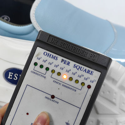 Sala limpa ESD Calçado de segurança antiestático Calçado antiestático de pé de aço azul