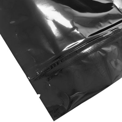 Saco de embalagem preto PE impermeável personalizado Saco ESD com fecho antiestático para componentes eletrônicos