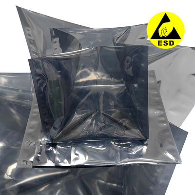 Saco de proteção de barreira de umidade tridimensional grande ESD Saco de embalagem de plástico de proteção antiestática