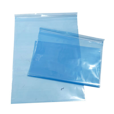 0.75mm*300*400mm Sacos de proteção antiestática azul ESD Zip Lock Bag para sala limpa